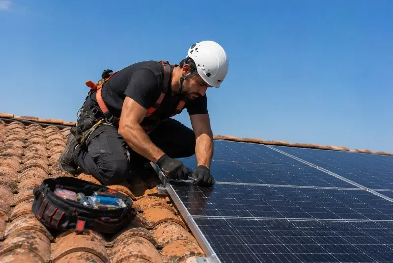 Maintenance et monitoring de panneaux solaires à Guer